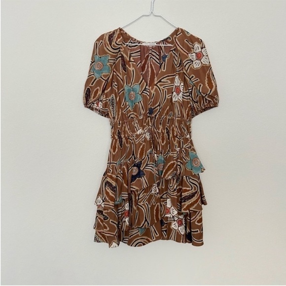 Ulla Johnson Farah Floral Silk Mini Dress - Picture 6 of 9